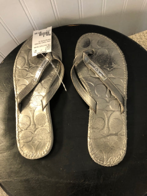 Gray Coach Sandals Women's