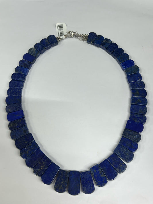 Sterling Silver Lapis Necklace New JTV