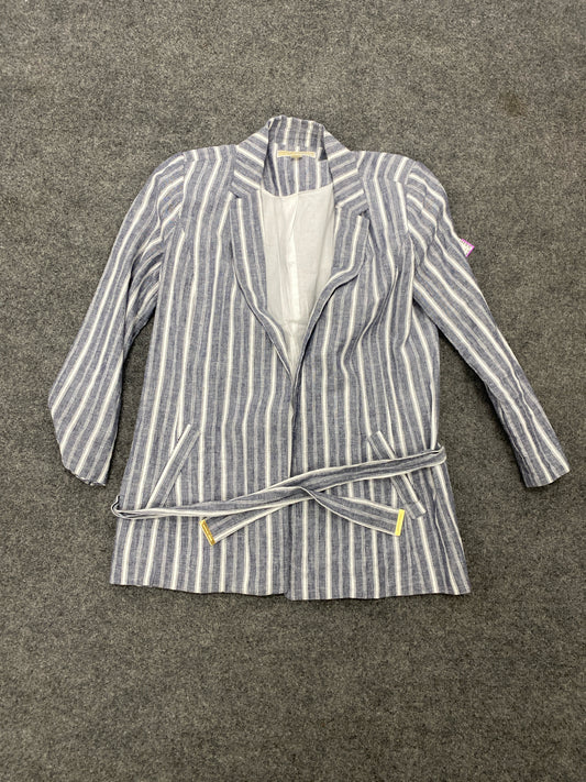 Blue/White Striped Michael Kors BOUTIQUE Jacket Women's