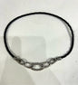 Carolyn Pollack Relios 925 Sterling Silver Braided Necklace Interchangeable