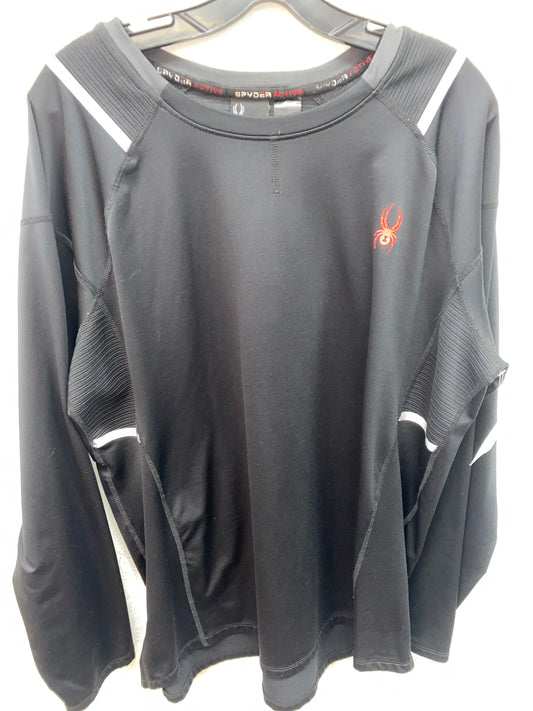 Black Spyder ACTIVE Long Sleeve Shirt Men's