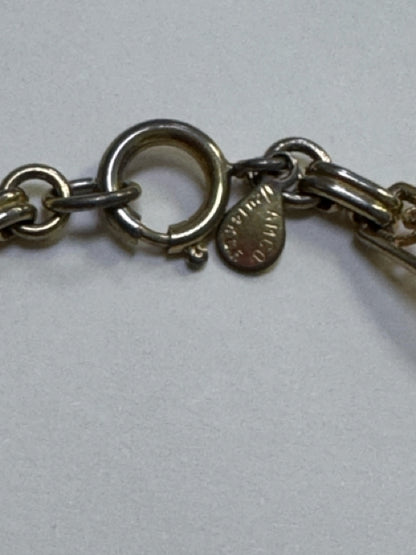 Vintage AMCO 14K Gold Filled 7" Filigree Bracelet Natural Opals in Resin