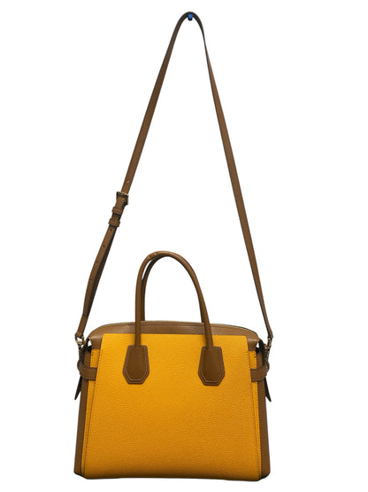 Designer Michael Kors Mustard/Brown Handbag