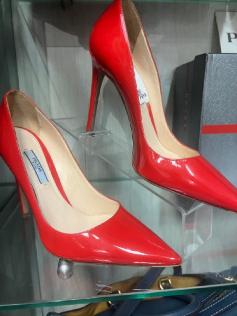 Red Prada Heels Women's