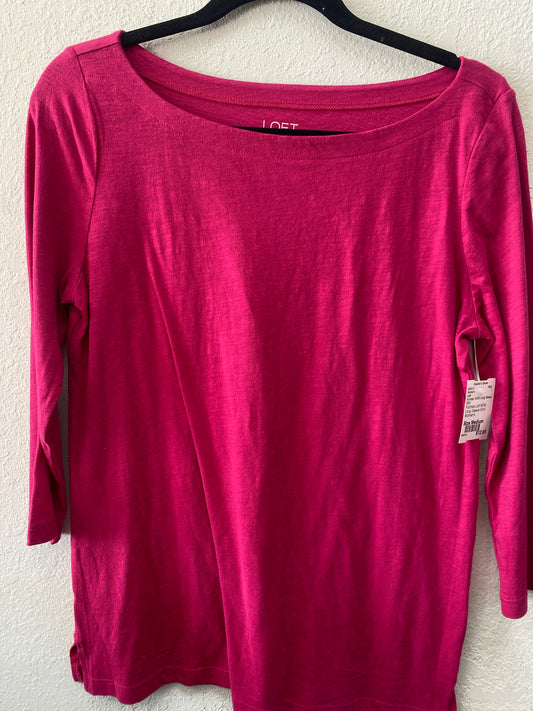 Fuchsia Loft NEW Long Sleeve Shirt Women's