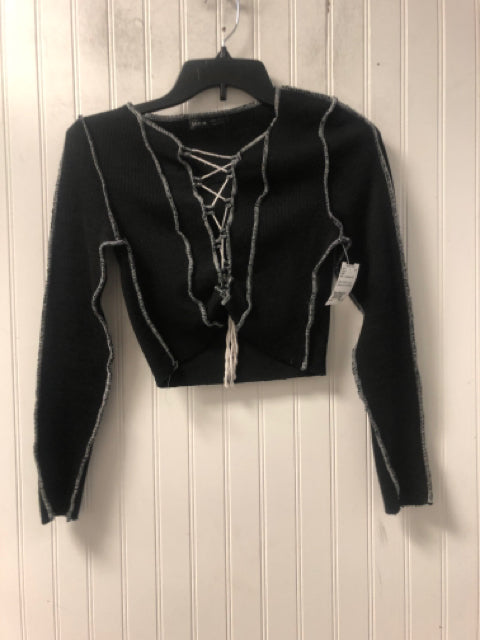 Black SHEIN Long Sleeve Shirt Women's