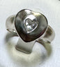 Sterling Silver CZ Ring Size 8