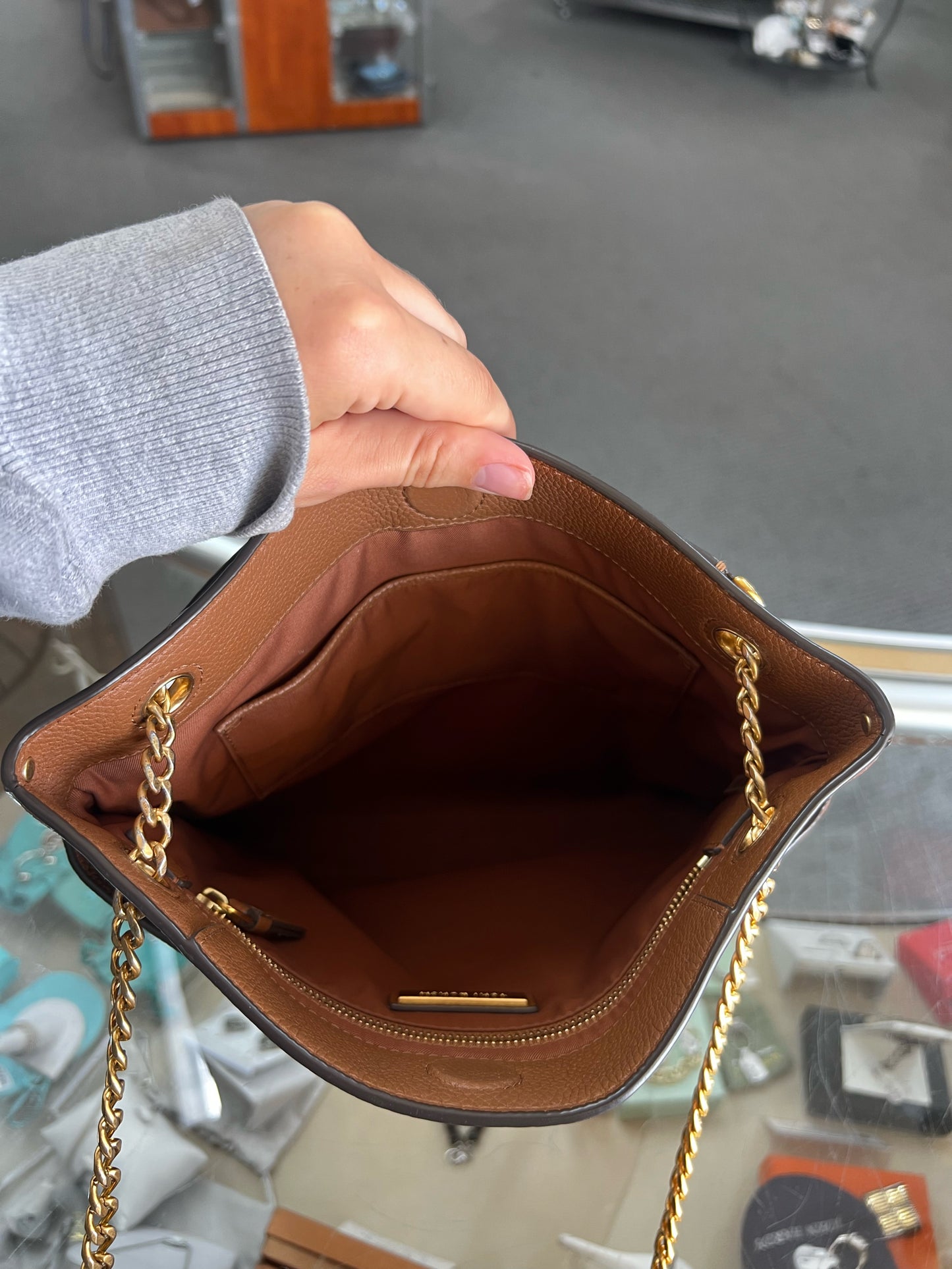 Designer Tory Burch Brown Handbag