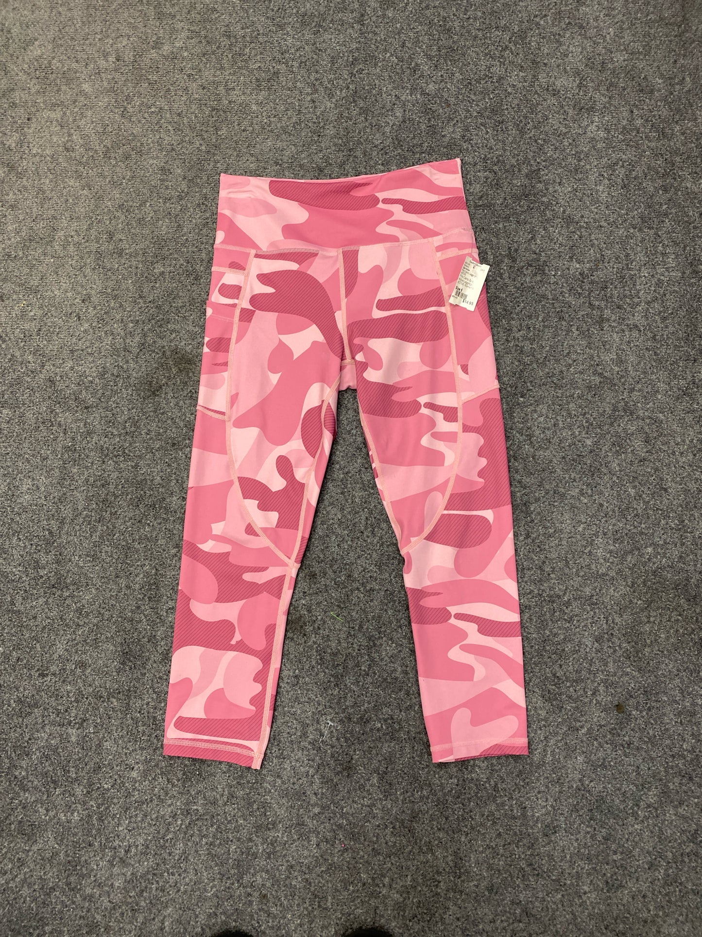 Pink Camo Zyia Active Leggings ACTIVE Women's