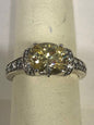 Sterling Silver CZ Ring Size 7.75