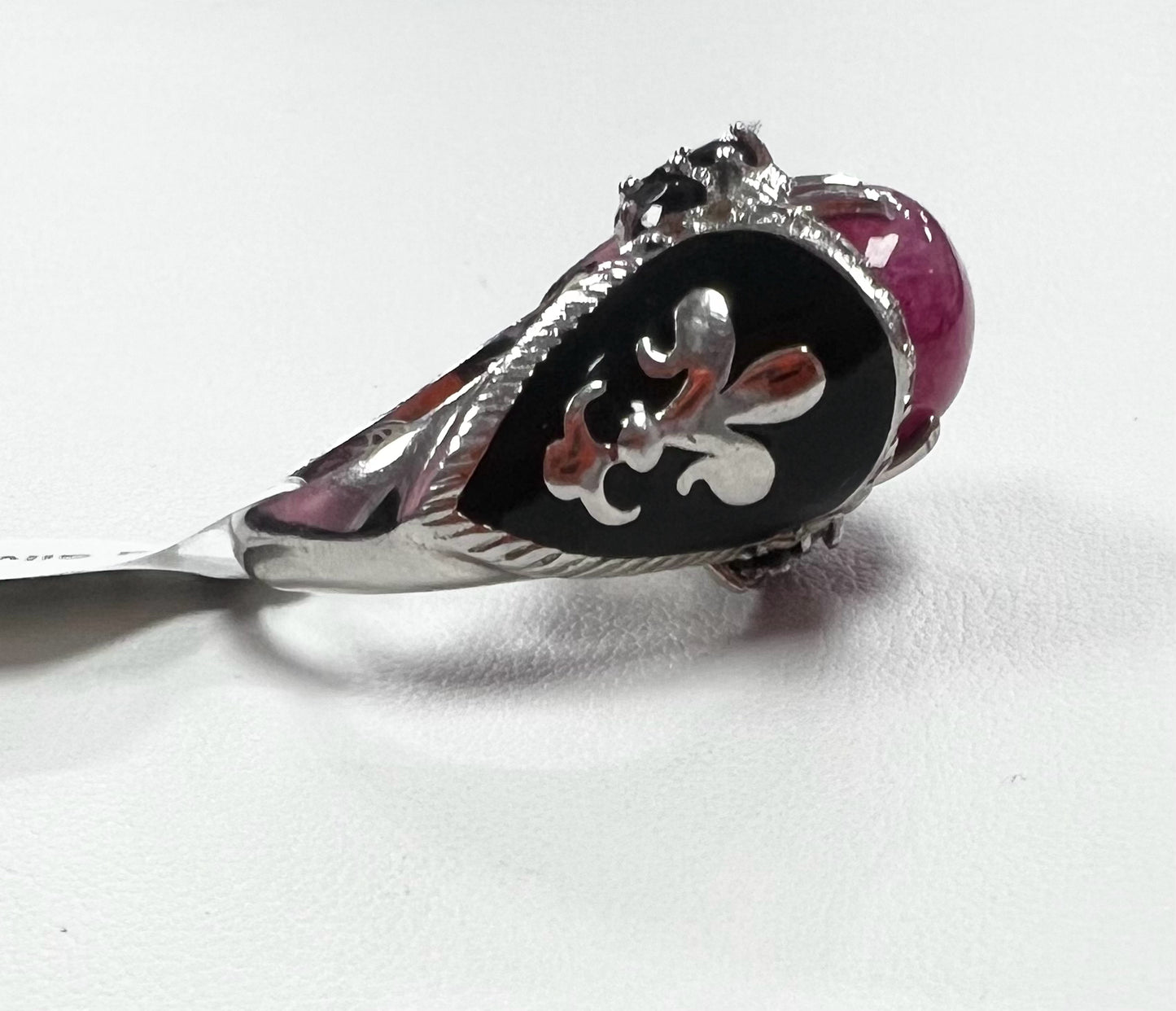 Sterling Silver Gemstone Ring Size 7