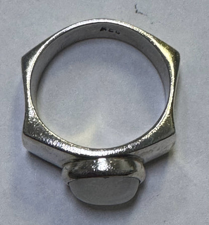 Sterling Silver Moonstone Ring Size 8.5