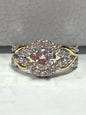 Sterling Silver CZ Ring JTV New Size 8 2.92 ct tw