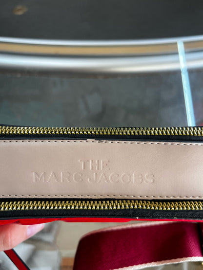 Designer Marc Jacobs Red/Yellow/Brown Handbag