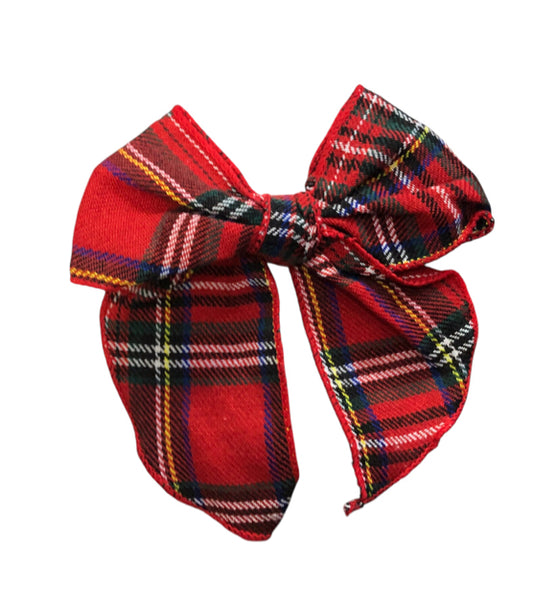 Plaid Hairbow Girls