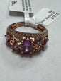 Rose Gold over Sterling Silver CZ SZ 8 New w/ Tags JTV