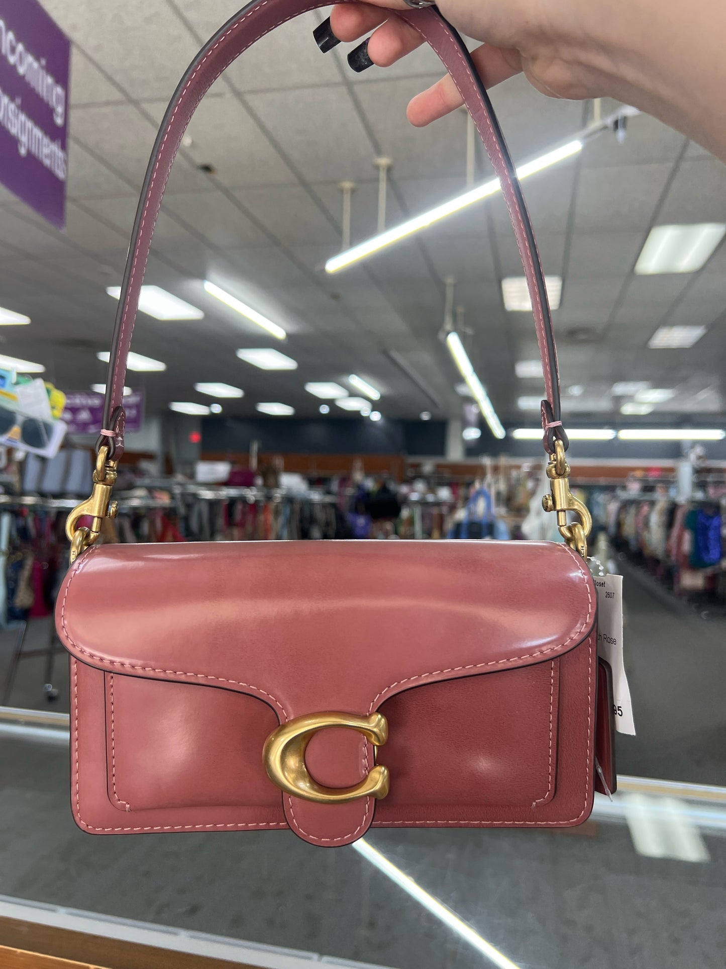 Designer Coach Rose Crossbody