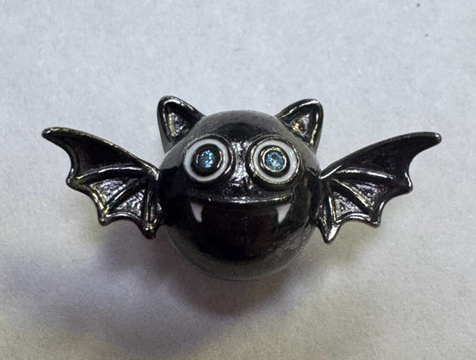Gnoce Sterling Silver Bead Cubby Baby Bat Bead Charm