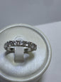 Sterling Silver Ring Size 7.75 CZ