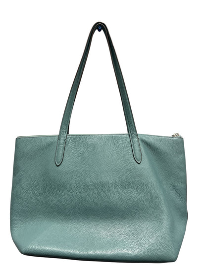 Designer Coach Steel Blue Handbag