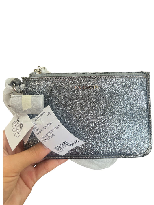 Designer NEW Coach Glitter Wallet