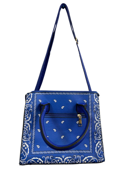 Fashion Blue/White Handbag