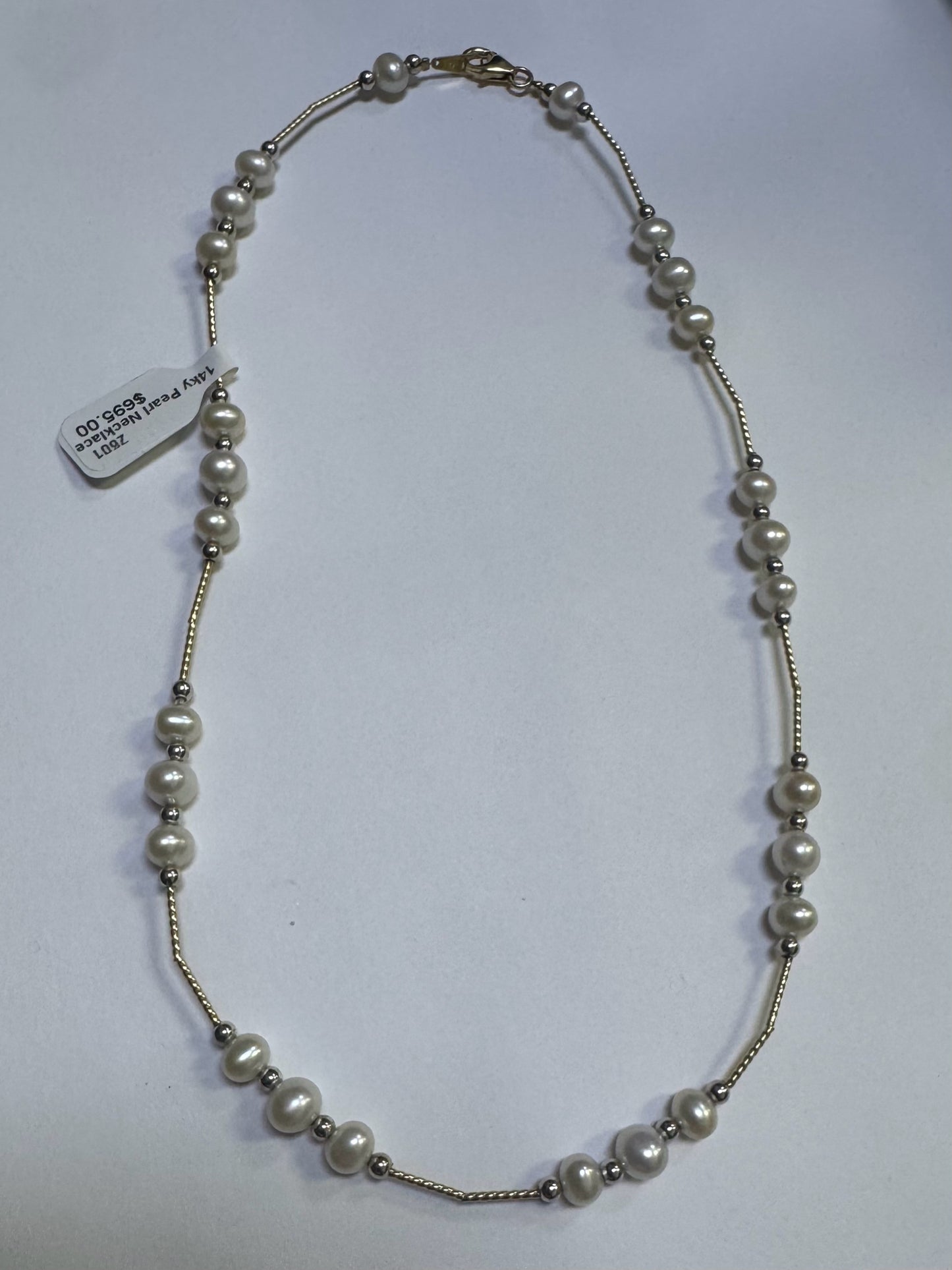 14ky Pearl 17" Necklace