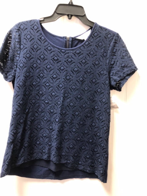 Navy Market & Spruce Short Sleeve Shirt Women's