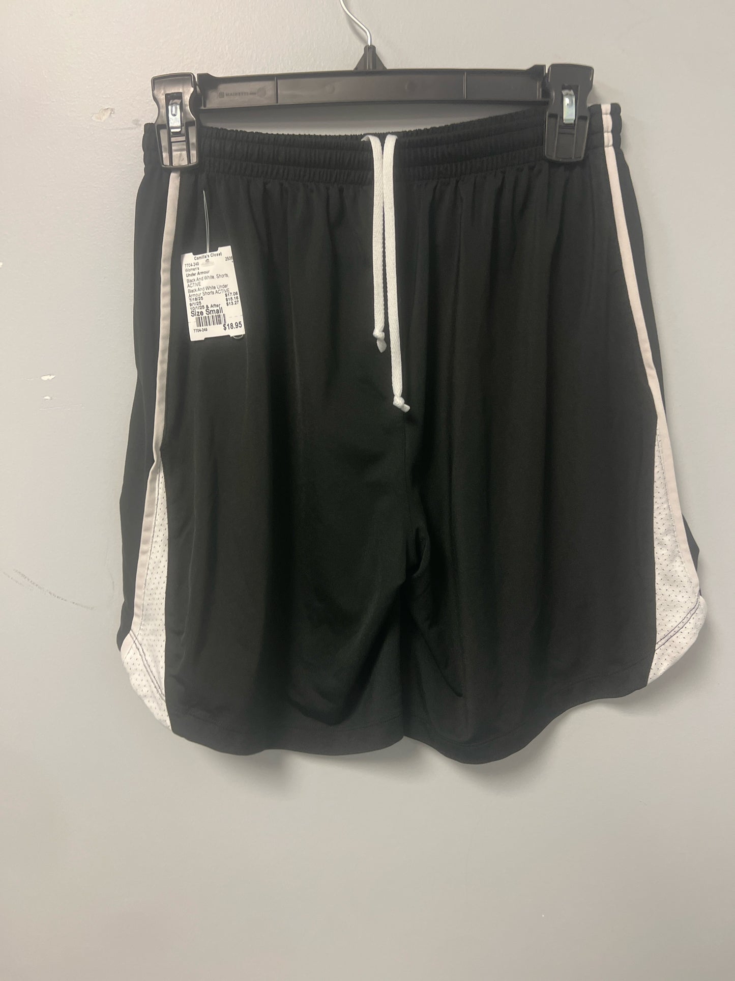 Black And White Under Armour Shorts ACTIVE Women's