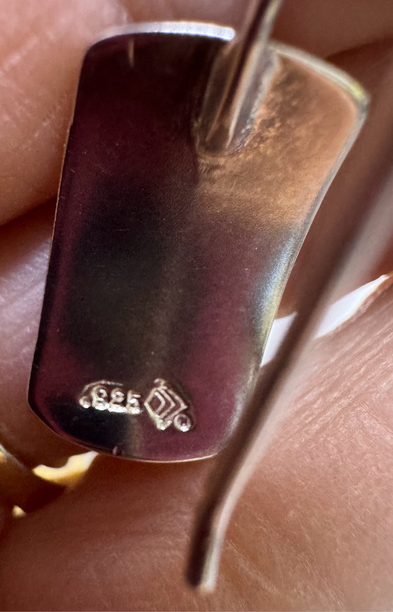 Silpada Sterling Silver Hammered Finish Dangle Hoop Earrings 1.15" x .45"