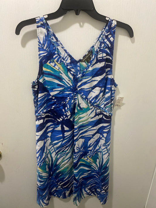 Blue/White Print Tommy Bahama BOUTIQUE Dress Women's