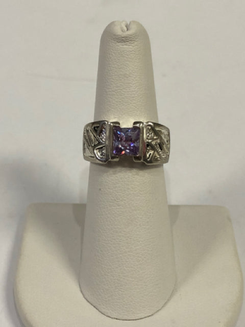 Sterling Silver CZ Ring Size 6.5