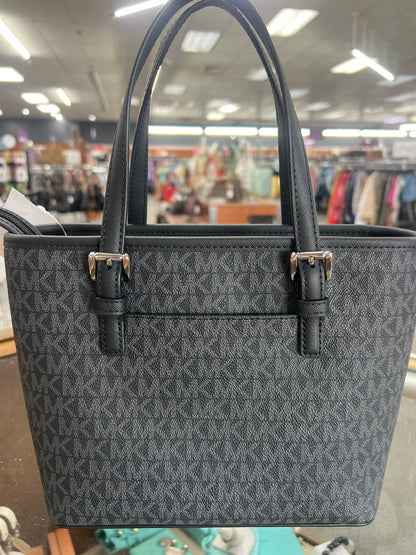 Designer NEW Michael Kors Black Monogram Handbag