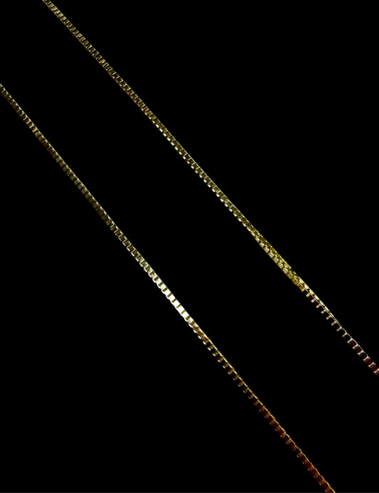 14ky 20" Box Chain Necklace