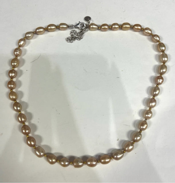 RLM Studio Robert Lee Morris Pearl Necklace 18"-22" Sterling Silver
