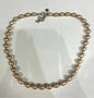 RLM Studio Robert Lee Morris Pearl Necklace 18"-22" Sterling Silver