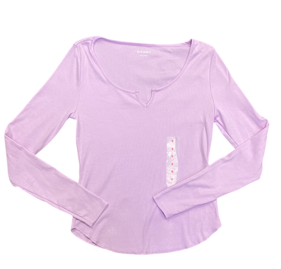 Light Purple Old Navy NEW Long Sleeve Shirt Women's