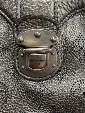 Silver Louis Vuitton Mahina MB1408 Handbag