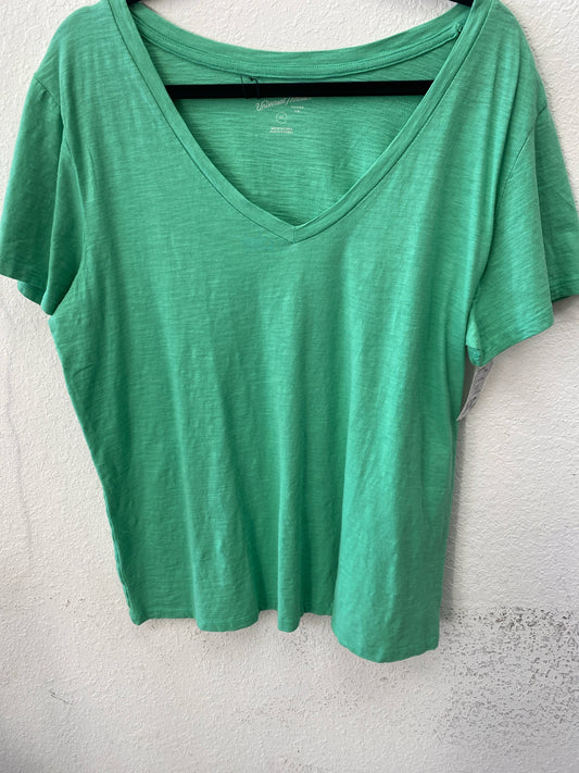 Green Madewell BOUTIQUE Short Sleeve Shirt Women's XXLarge