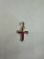 14ky Ruby & DIA pendant