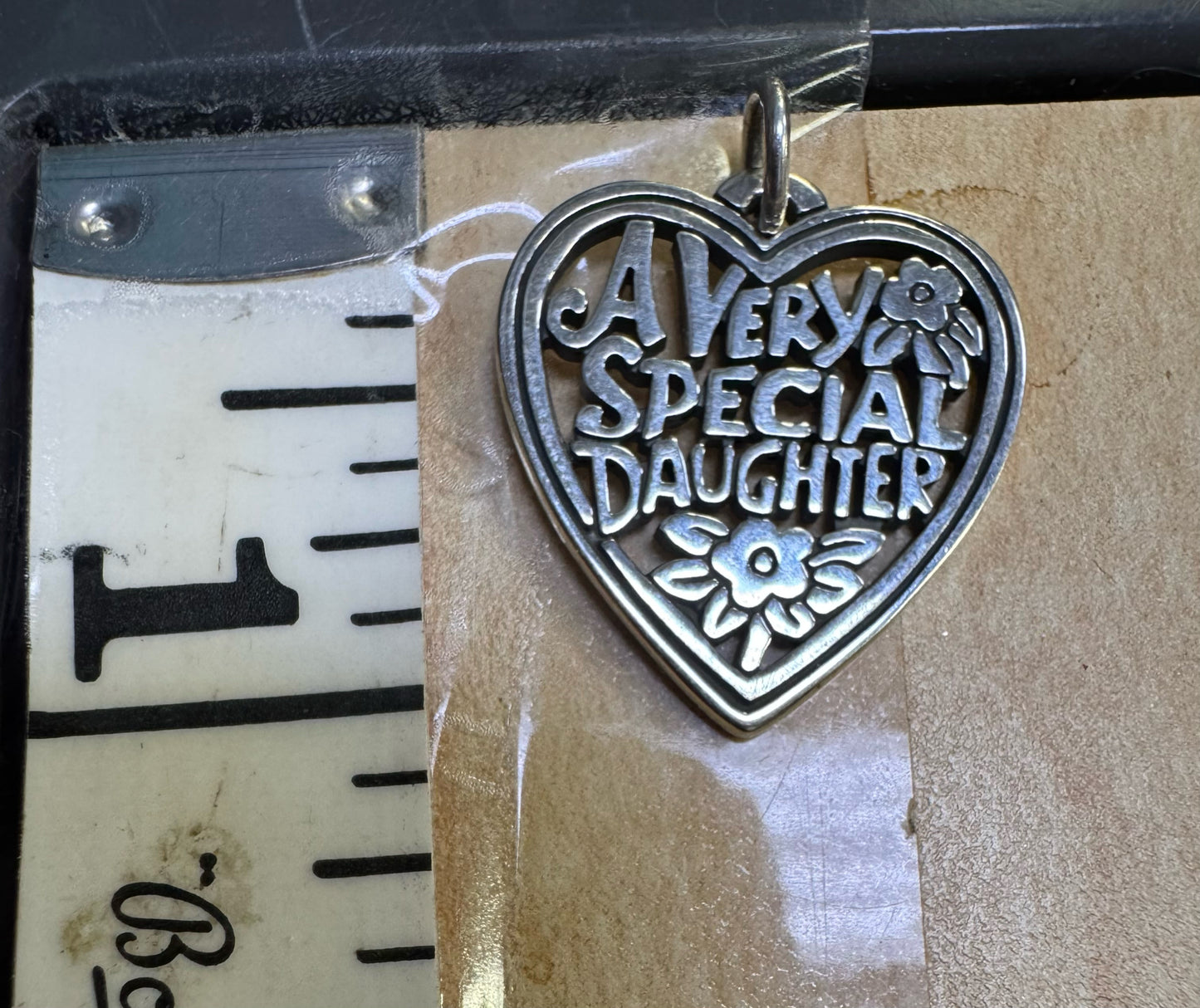 James Avery STERLING SILVER A Very Special Daughter HEART CHARM