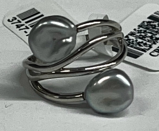 Sterling Silver Pearl Ring Size 9 New w/ Tags JTV