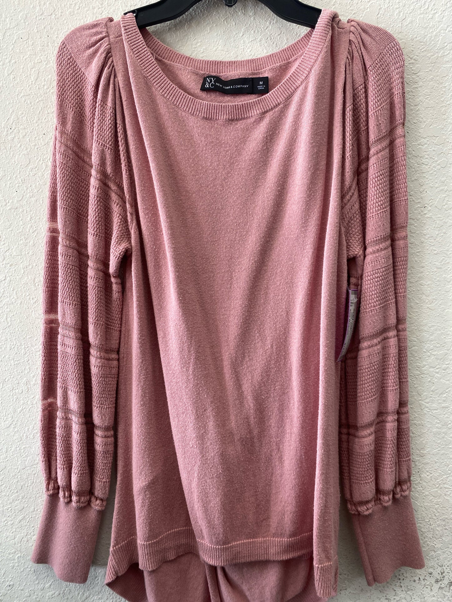 Pink NY & C Long Sleeve Shirt Women's