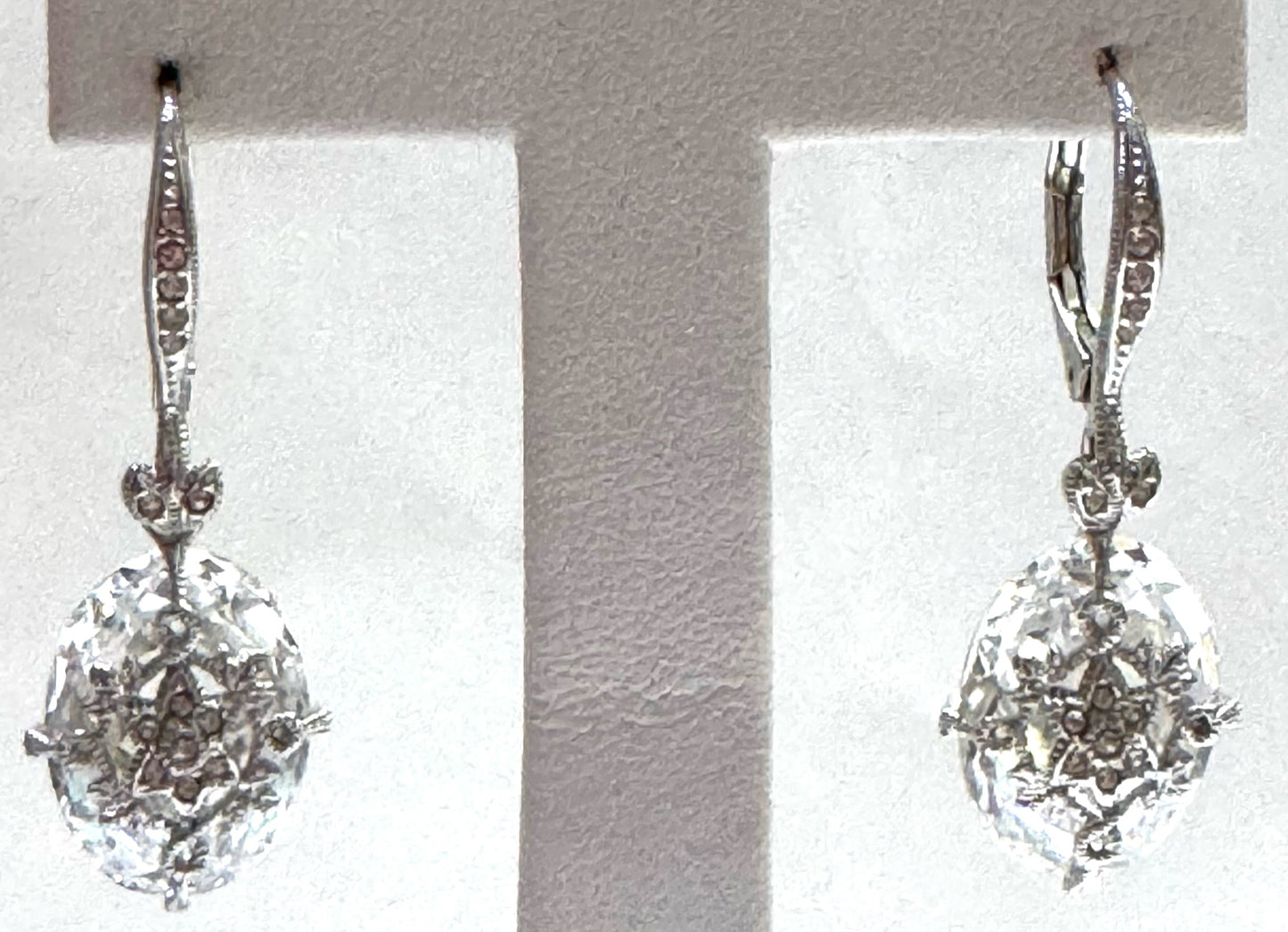 Sterling Silver Leverback Earrings