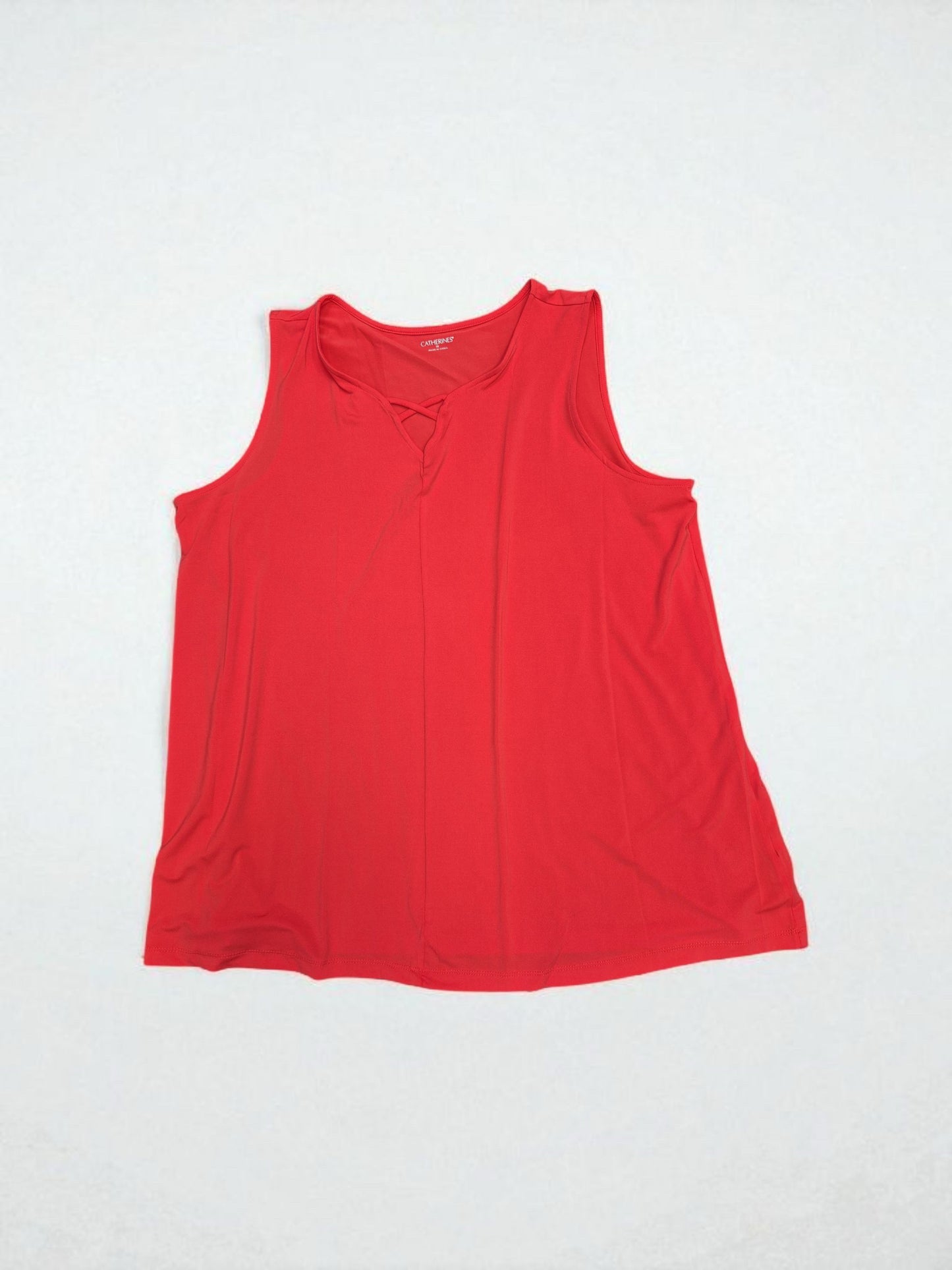 Red Print Catherines Tank Women's
