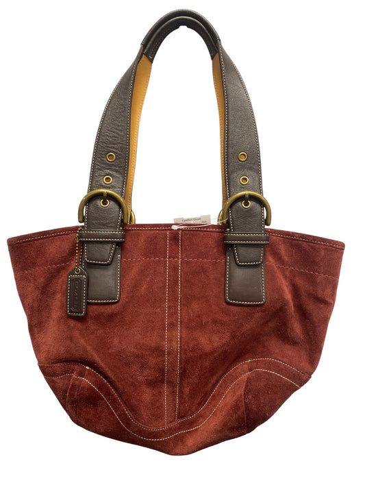 Designer Coach Burgundy Handbag
