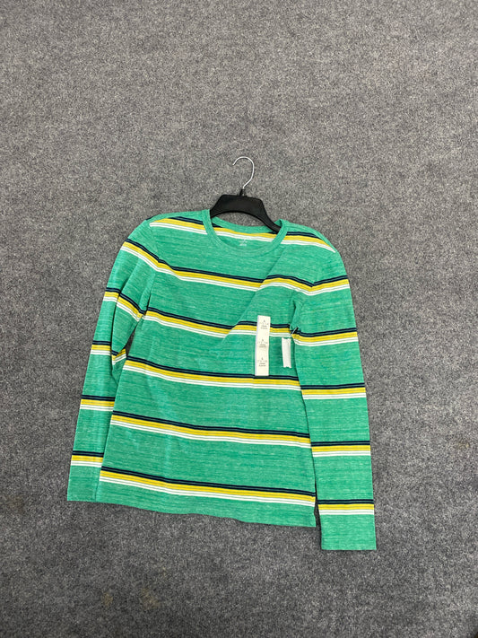 Green Stripe Cat & Jack NEW Long Sleeve Shirt Boys