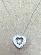 Sterling "Dancing CZ" Pendant & Chain JTV New