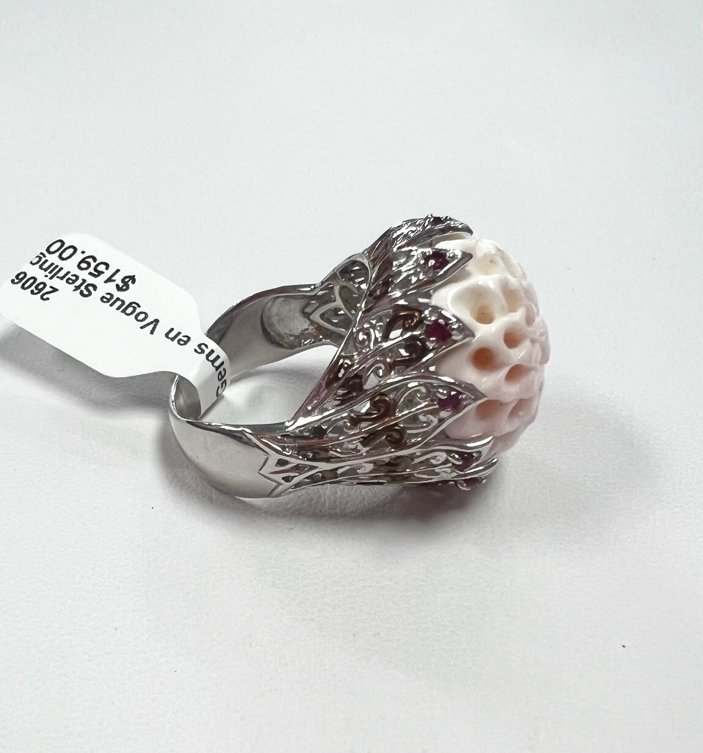 Gems en Vogue Sterling SIlver Ring Size 9