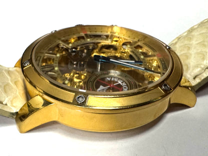 Lagos by Theorema Watch GM-113 Skeleton Dial 44mm Bo & Papers 17j Mechanical